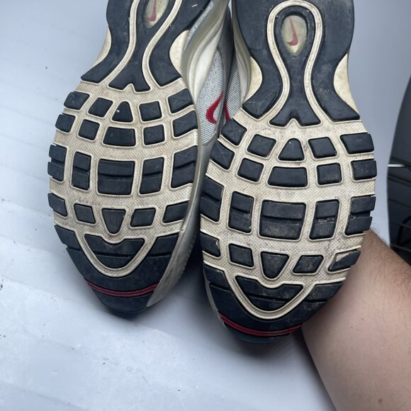 Nike Air Max 97 OG Men's Size 9 Sneaker Metallic 884421-001 (Missing insole READ - Picture 8 of 16